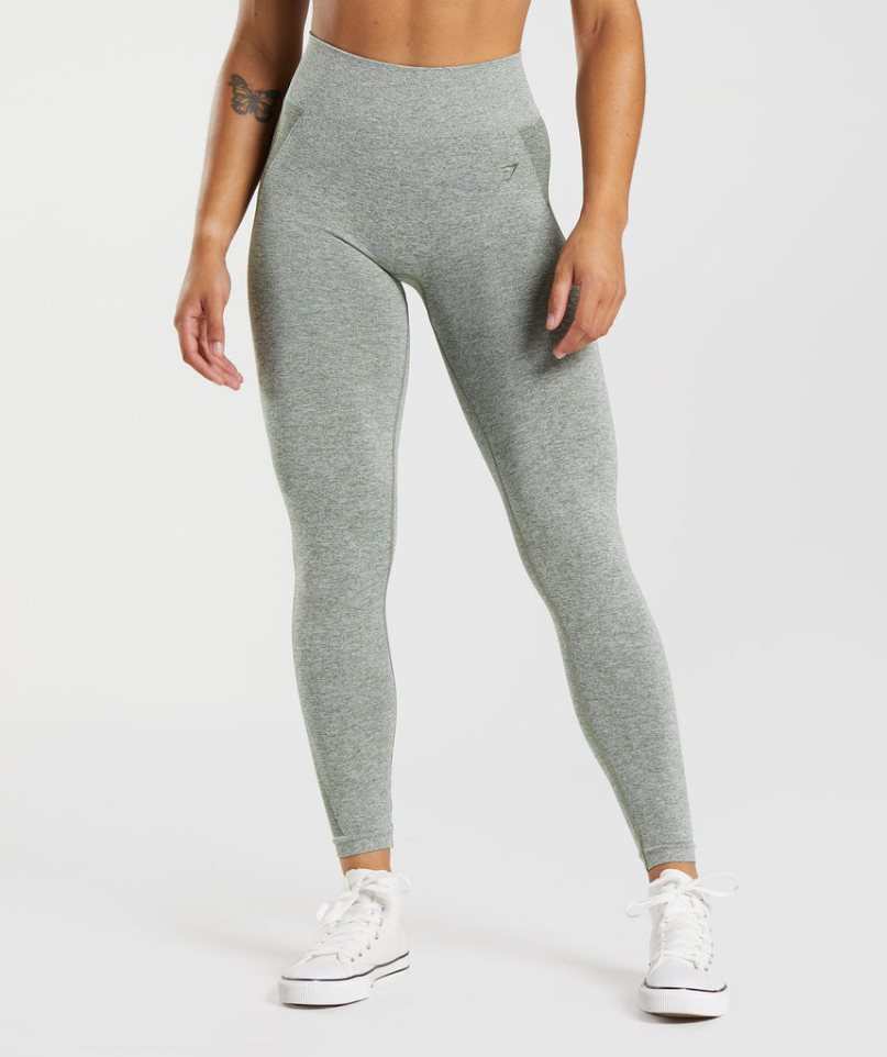 Women\'s Gymshark Flex High Waisted Leggings Grey | NZ 0MONQX